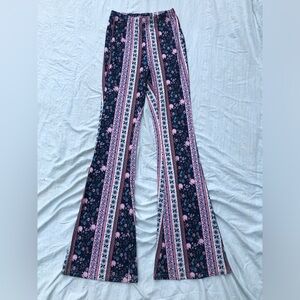 Floral Flare Pants